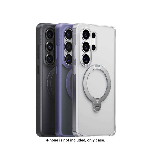 TORRAS Ostand Q3 Spin for Samsung Galaxy S26 Ultra - Magnetic Case with 360 Pivot Rotation Angle