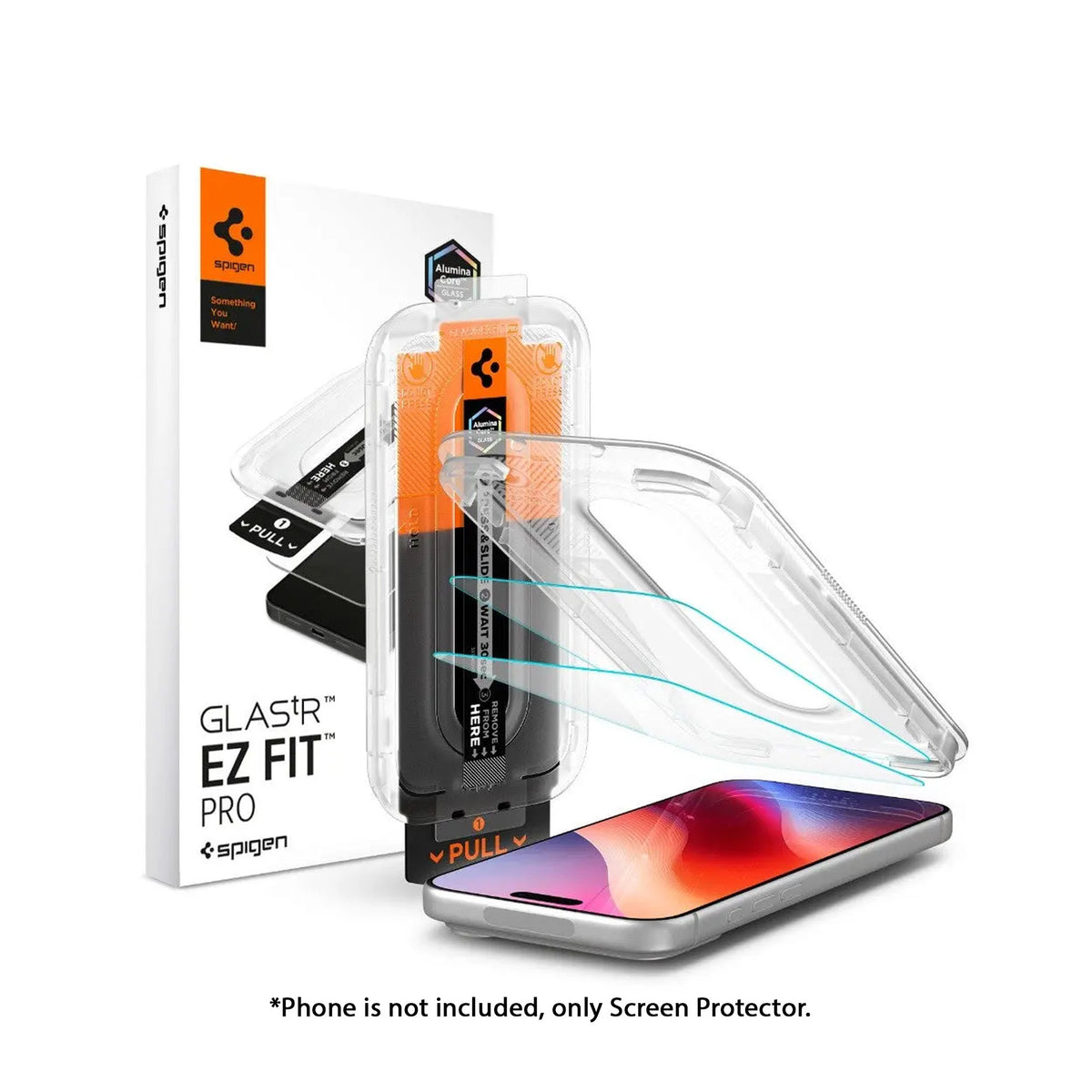 [2 PACK] Spigen Glas.tR EZ Fit Pro HD Tempered Glass Screen Protector for iPhone 18 / 17 / 16 Series - Clear