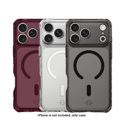 ITSKINS HYBRID R VAPOR Magnetic Case for iPhone 18 Pro Max / 18 Pro / 17 Pro Max / 17 Pro -  Fingerprint-Resistant Frosted Back