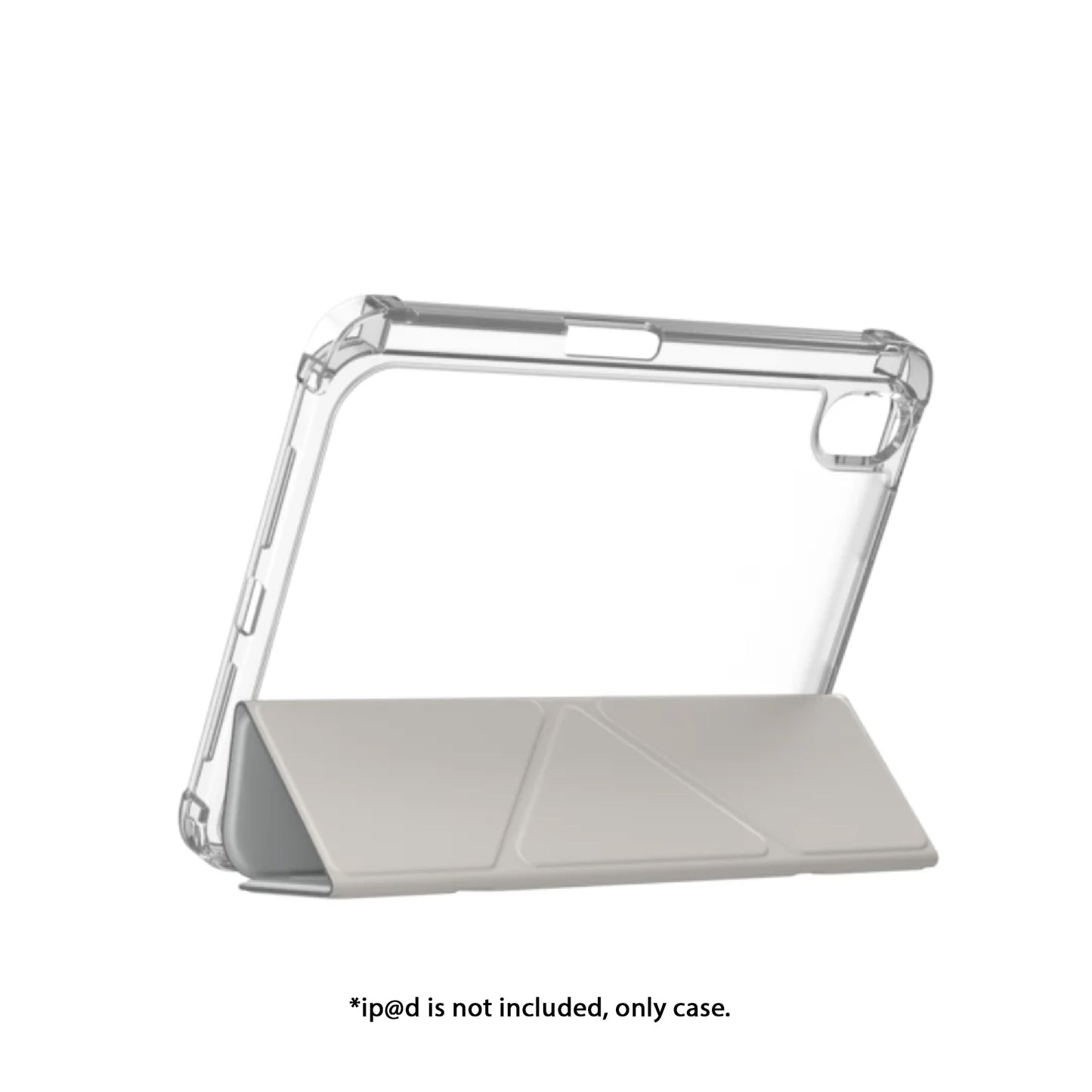 ZAGG Hampton Folio Case for iPad Mini A17 Pro ( 7th Gen ) / Mini Gen 6 - Light Gray