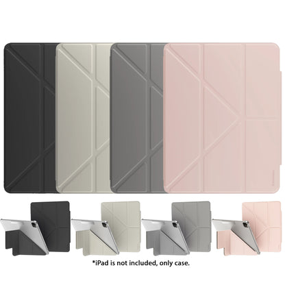 SwitchEasy Origami Nude Flexi-Folding Folio Clear Case for iPad Air 13" M4/M3/M2 (2026/2025/2024) / iPad Pro 12.9" (2022-2018)