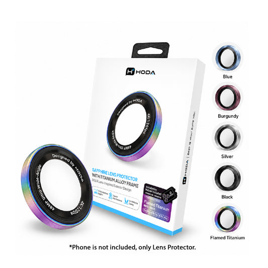 Hoda Sapphire Lens Protector ( Monocular Like Design ) for iPhone 18 Pro Max / 18 Pro with Helper