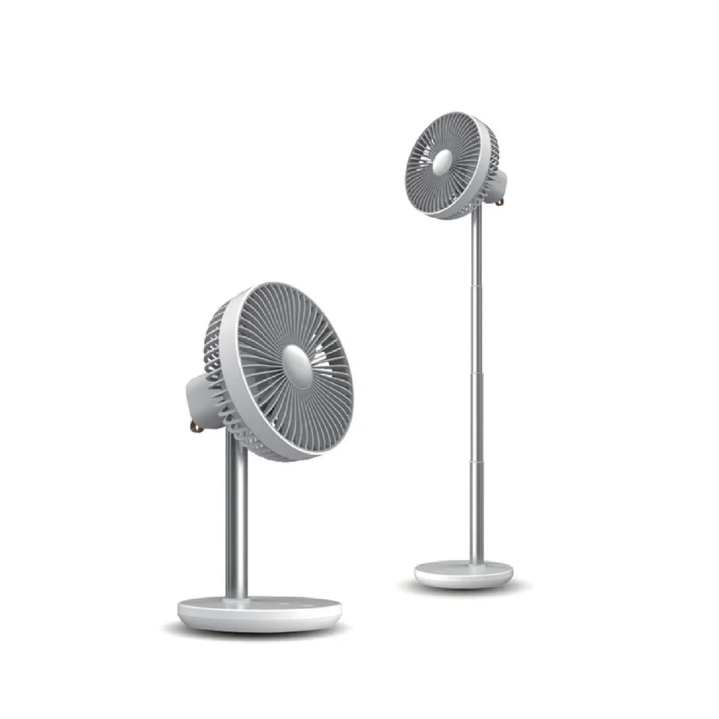 Jisulife Oscillating Desk Fan UPGRADED Version  FA13P ⁠Extendable Height Design 8000mAh