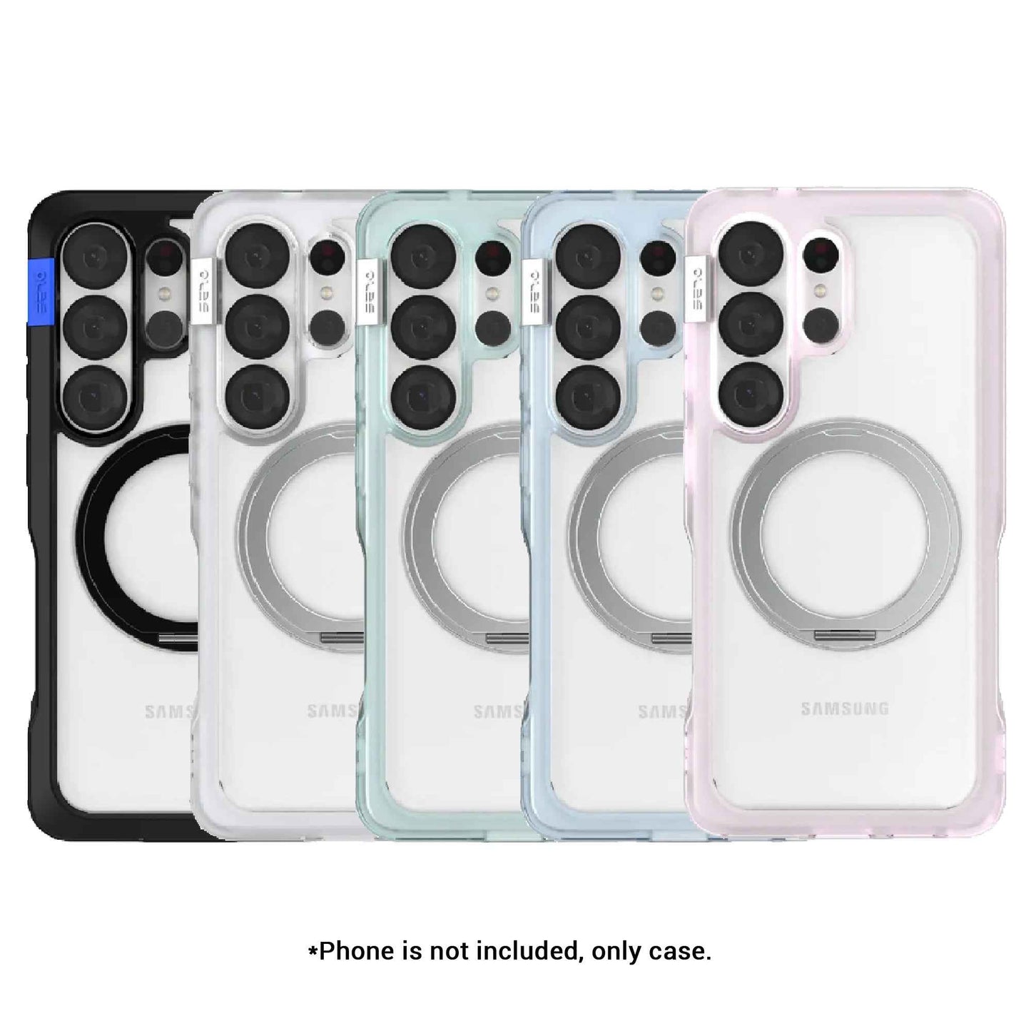 PLES Arche Mag Stand Magnetic Case for Samsung Galaxy S26 Series with 360° Rotatable Ring Stand