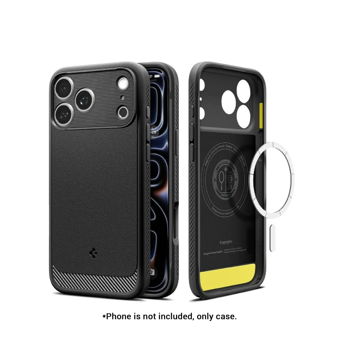 Spigen Rugged Armor MagFit Magnetic Case for iPhone 18 Pro Max / 18 Pro / 17 Pro Max / 17 Pro
