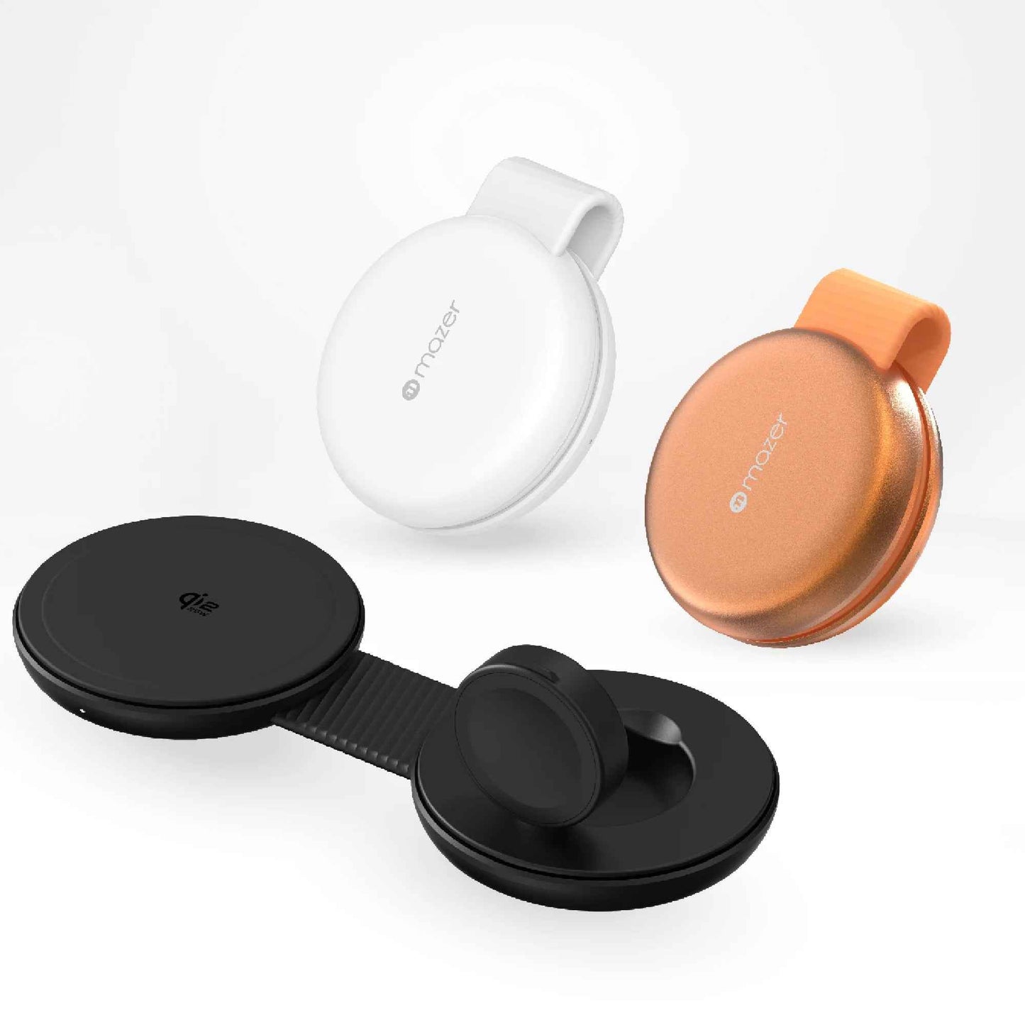 MAZER MagPad Duo2 Qi2.2 Certified 25W 2-in-1 Foldable Wireless Charging Pad with 1M USB-C Cable Included