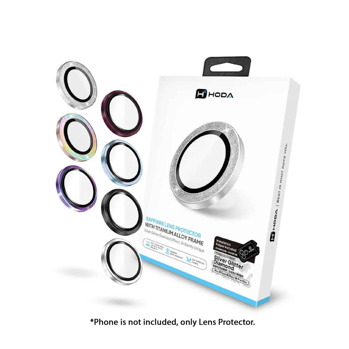Hoda Sapphire Lens Protector for iPhone 18 Pro Max / 18 Pro with Helper