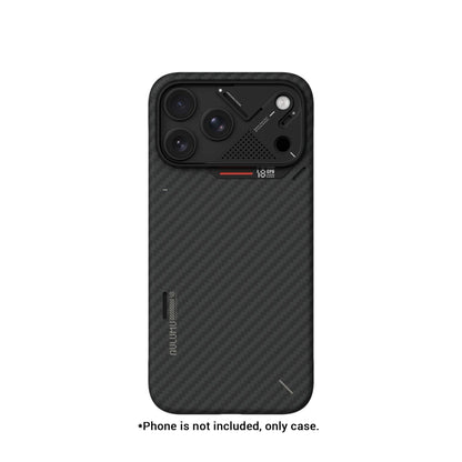 AULUMU A18 Aramid Fiber Classical Magnetic Case for iPhone 18 Pro Max / 18 Pro / 17 Pro Max / 17 Pro