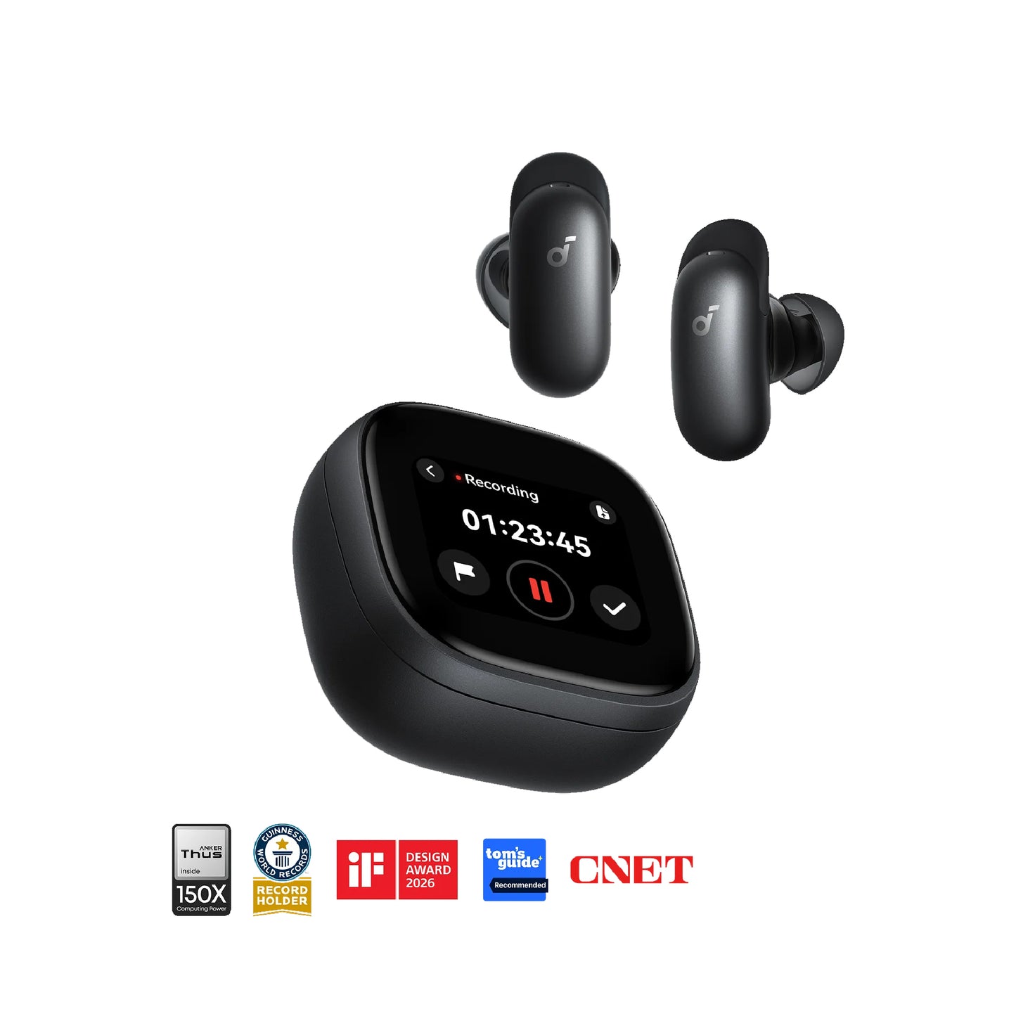 SOUNDCORE Liberty 5 Pro Max By Anker Earbuds with AI Note-Taker Smart Case