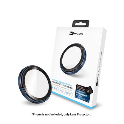 Hoda Sapphire Stainless Steel Lens Protector for iPhone Duo ( 2 pieces / set )