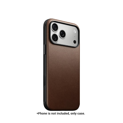 Nomad Modern Leather Magnetic Case for iPhone 18 Pro Max / 18 Pro / 17 Pro Max / 17 Pro