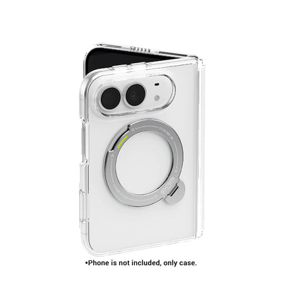 Skinarma Saido XE Magnetic Case for iPhone Duo with Full Hinge Protection and Rotating Metallic Stand