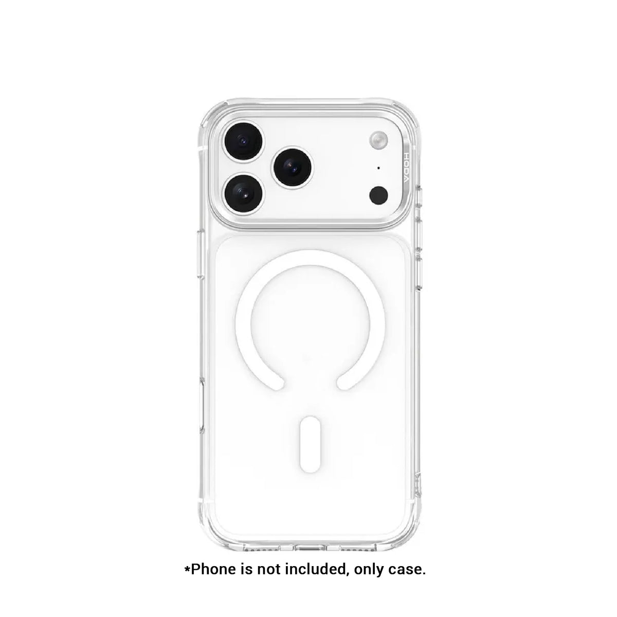 Hoda Crystal Ultra Magnetic Glass Case for iPhone 18 Pro Max / 18 Pro / 17 Pro Max / 17 Pro