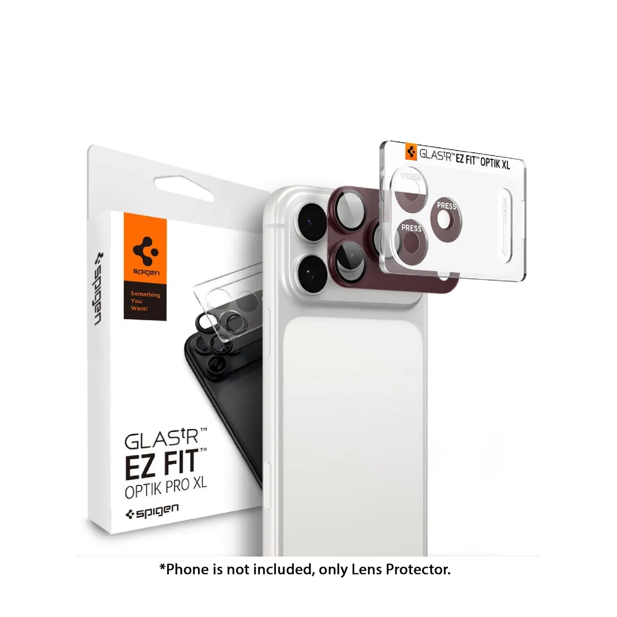 Spigen Lens Protector Optik Pro XL EZ Fit for iPhone 18 Pro Max / 18 Pro with Helper