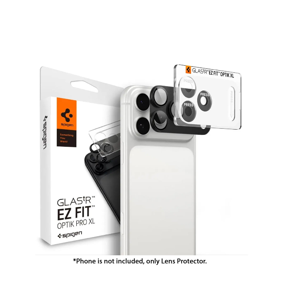 Spigen Lens Protector Optik Pro XL EZ Fit for iPhone 18 Pro Max / 18 Pro with Helper