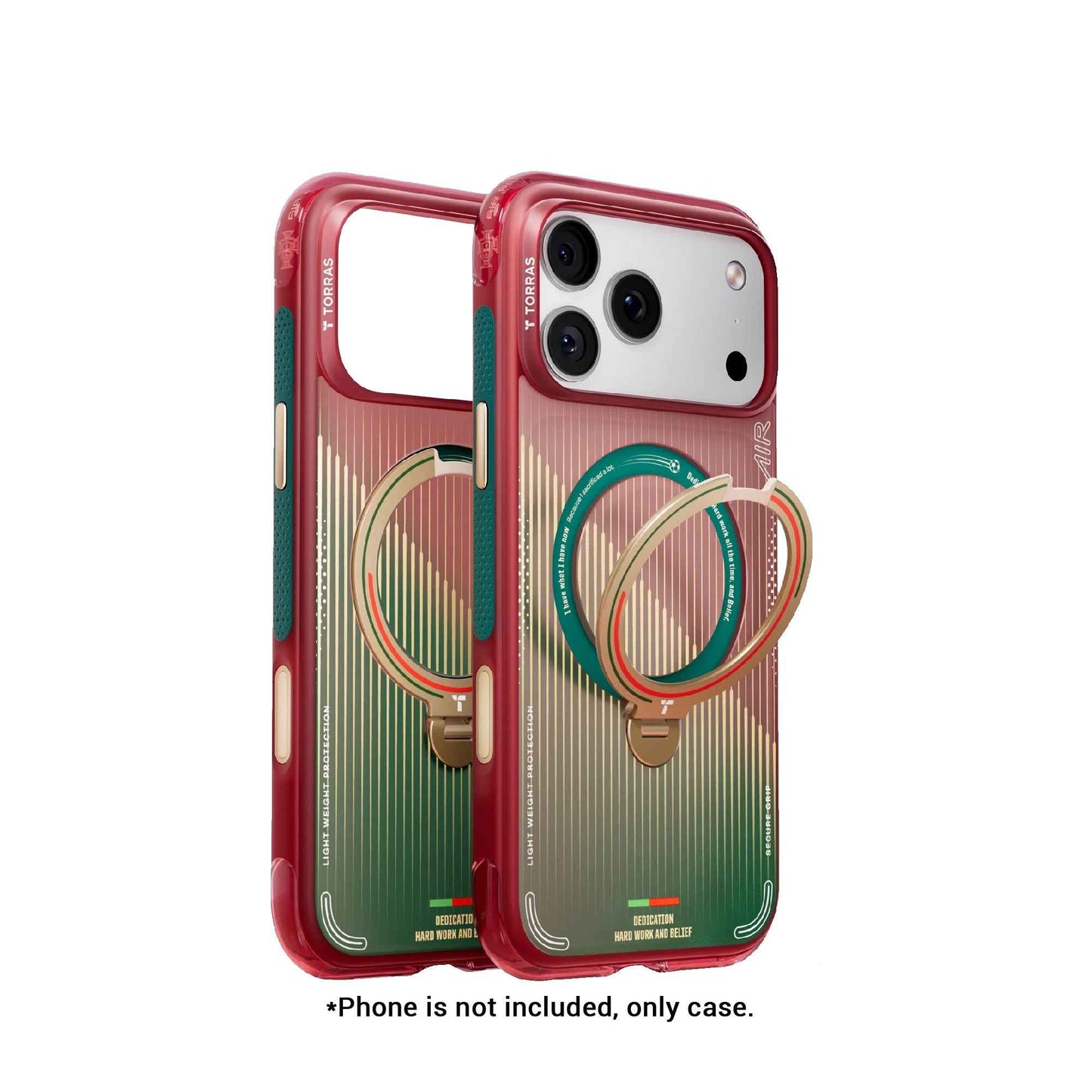 Limited Edition TORRAS Ostand Q3 Air Portuguese Football Federation (FTF) for iPhone 17 Pro Max / 17 Pro