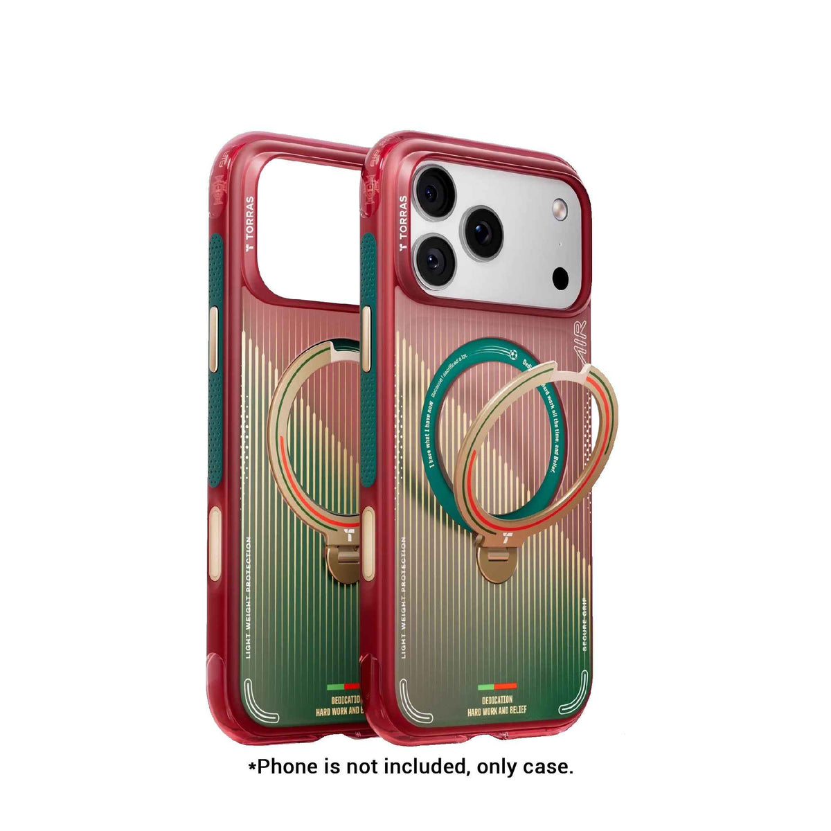 Limited Edition TORRAS Ostand Q3 Air Portuguese Football Federation (FTF) for iPhone 17 Pro Max / 17 Pro