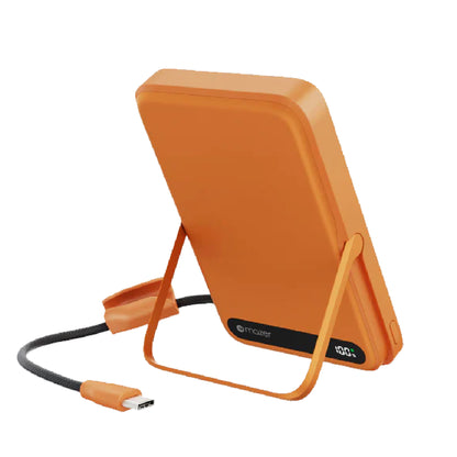 MAZER MagLink19 10,000mAh Magnetic Wireless Powerbank with Built-in USB-C Cable and Kickstand CCC Certified