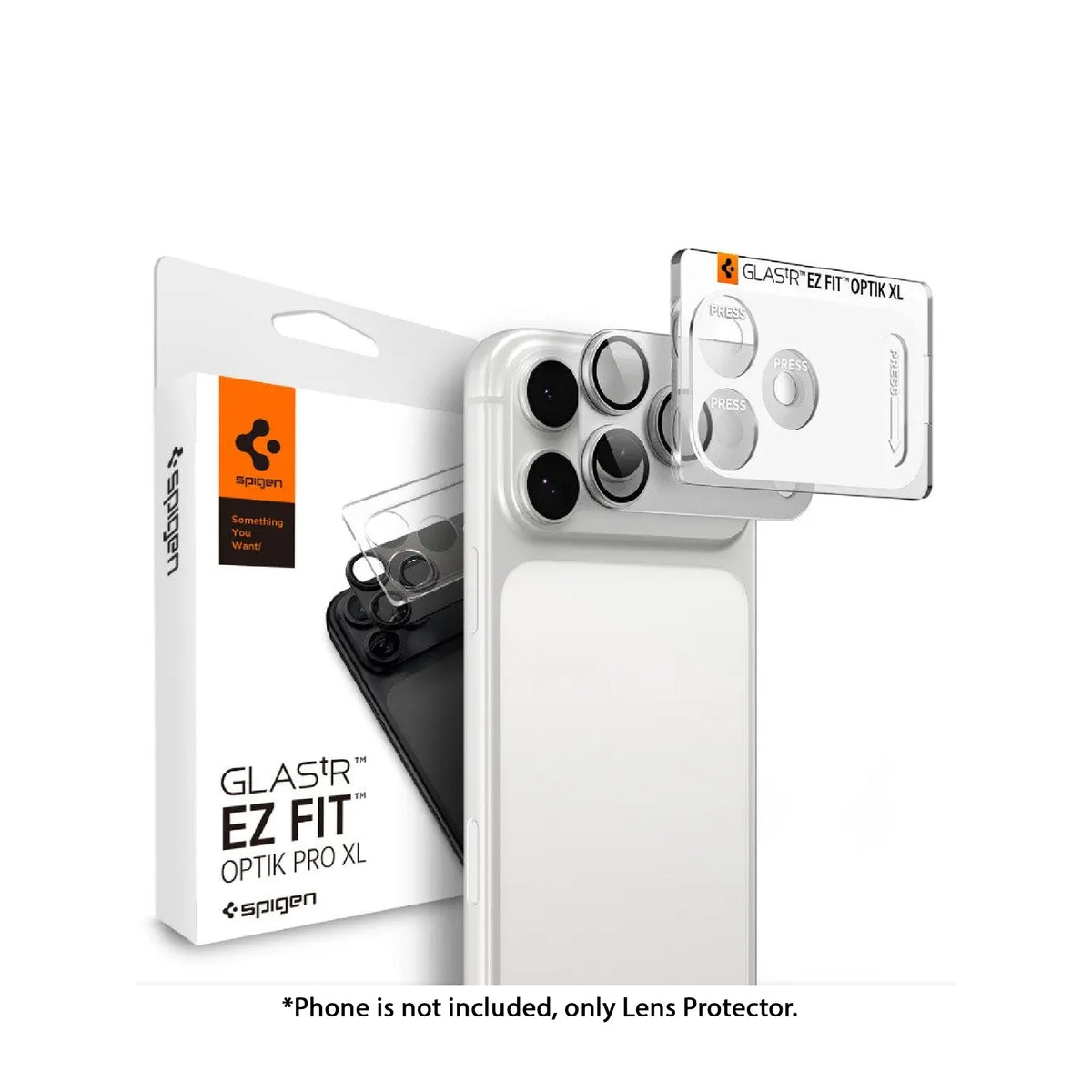 Spigen Lens Protector Optik Pro XL EZ Fit for iPhone 18 Pro Max / 18 Pro with Helper