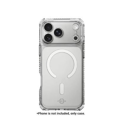 ITSKINS HYBRID R VAPOR Magnetic Case for iPhone 18 Pro Max / 18 Pro / 17 Pro Max / 17 Pro -  Fingerprint-Resistant Frosted Back