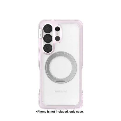 PLES Arche Mag Stand Magnetic Case for Samsung Galaxy S26 Series with 360° Rotatable Ring Stand