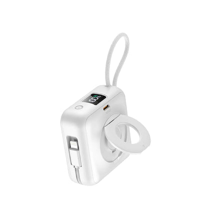 [ CCC Certified ] Hoda 10000mAh Dual Cable Fast Charging Powerbank With Magsafe And Holder