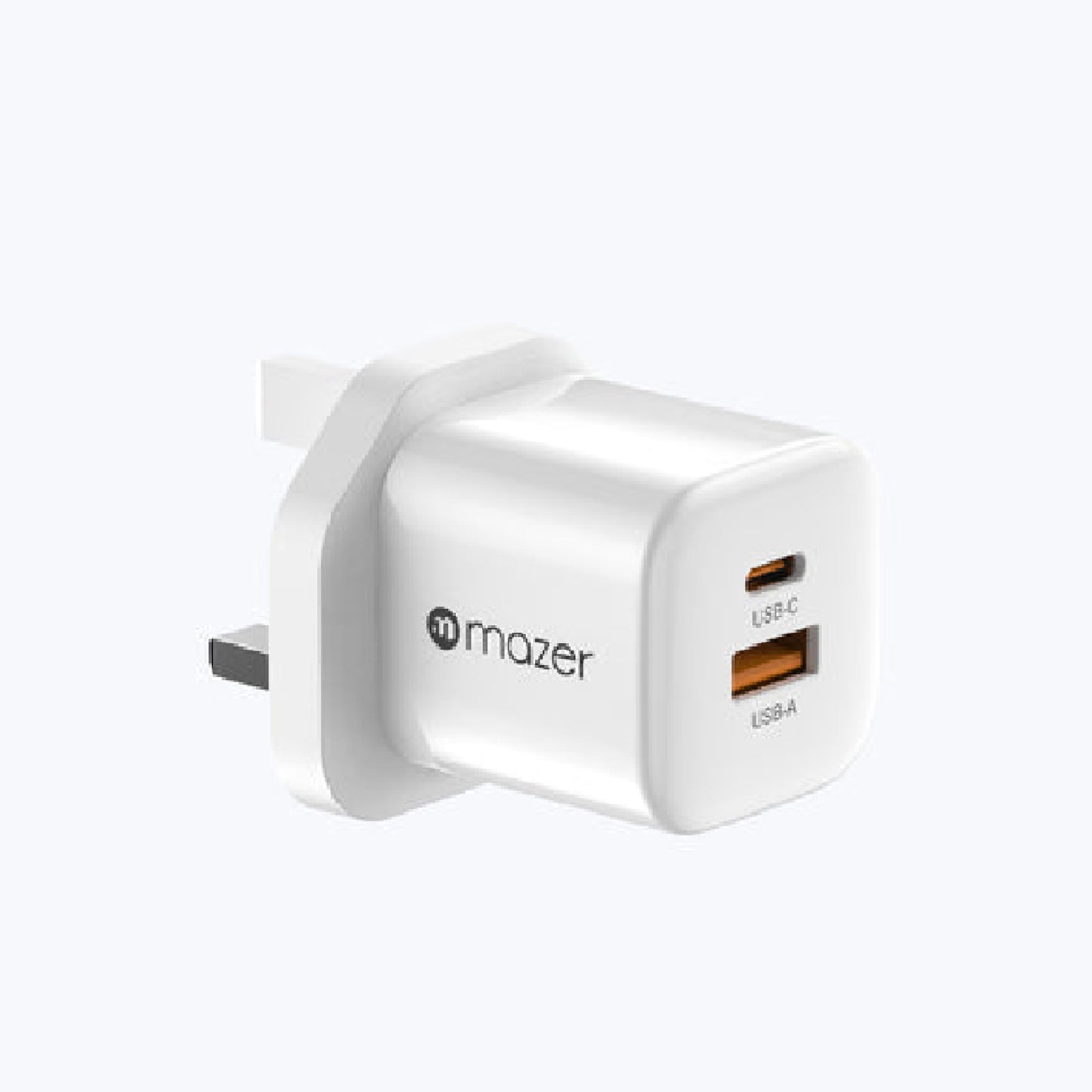 Mazer Prestige GaN Mini 35W Charger Wall Adapter Fast Charging ( 2 Ports )