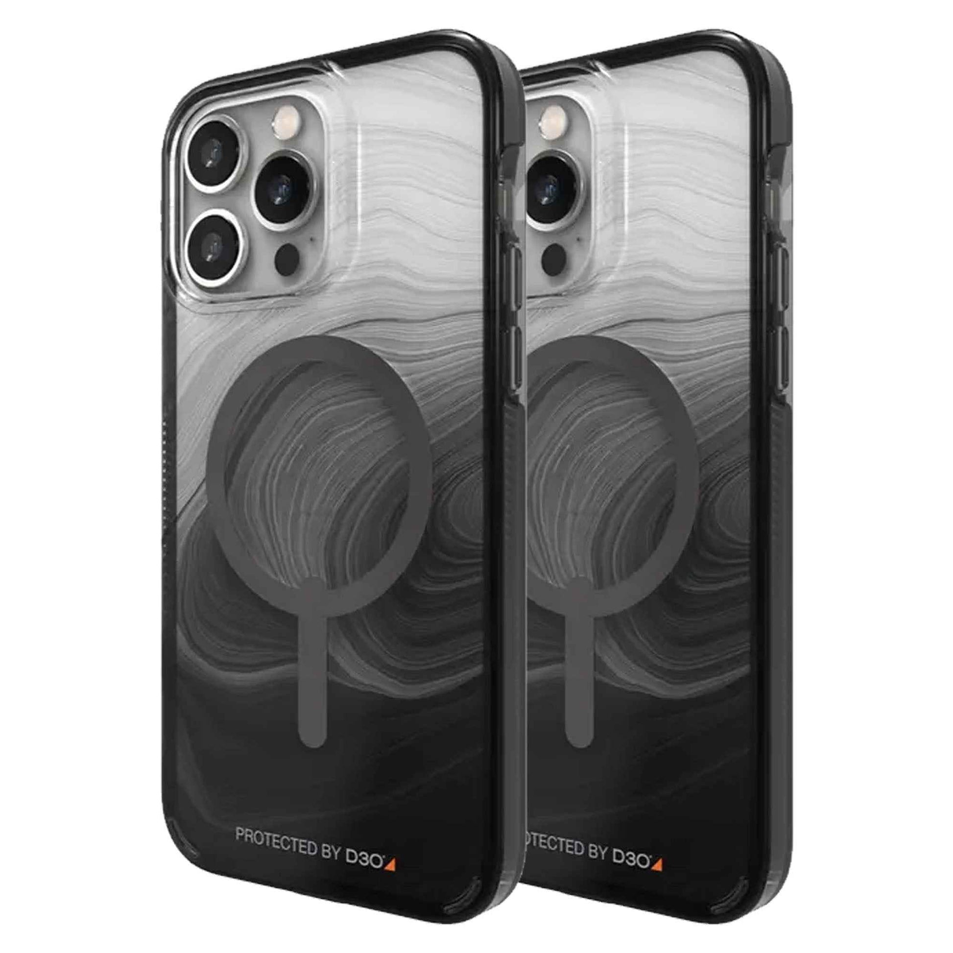 Gear4 D3O¬Æ Milan Snap for iPhone 14 Pro Max - Black Swirl (Barcode: 840056165984 )