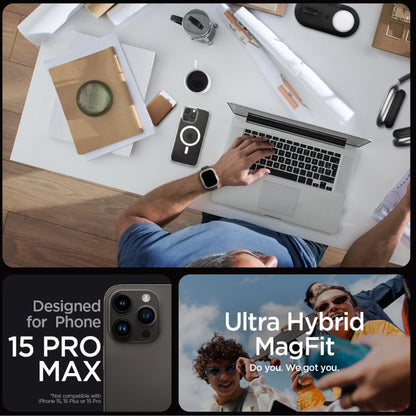 Spigen Ultra Hybrid MagFit for iPhone 15 Series - With Kickstand and Magsafe Compatible - Forexengineer -Malaysia- 8809896749251-8809896750462-8809896749992-8809896751230-8809896749268-8809896750479---8809896749275-8809896750486