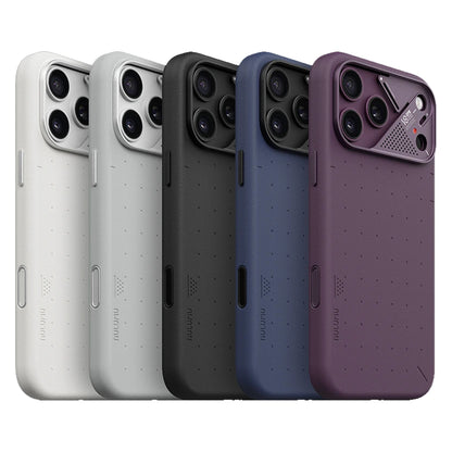 AULUMU A18 Particle Vegan Leather Case for iPhone 18 Pro Max / 18 Pro / 17 Pro Max / 17 Pro with Camera Control Button