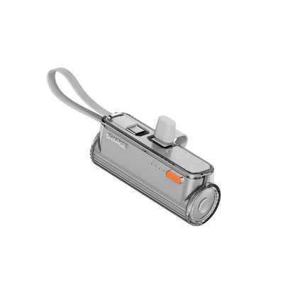 Sharge Flow Mini 2 - Swappable USB-C & Lightning Connector with Built-in USB-C Cable