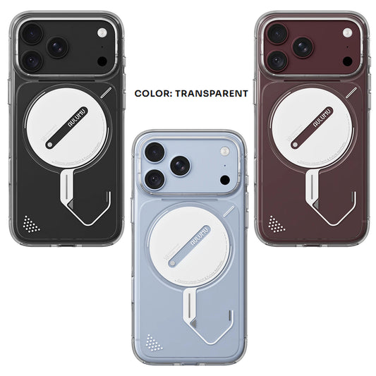 AULUMU A18 Ghost Lumen Transparent Case for iPhone 18 Pro Max / 18 Pro / 17 Pro Max / 17 Pro