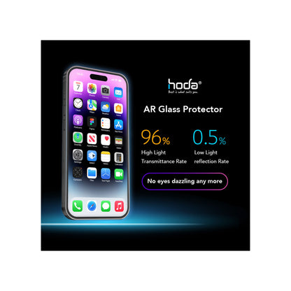 Hoda Anti-Reflection Tempered Glass Screen Protector for iPhone 16 Series - Dust Free Helper Included - Clear - Forexengineer -Malaysia