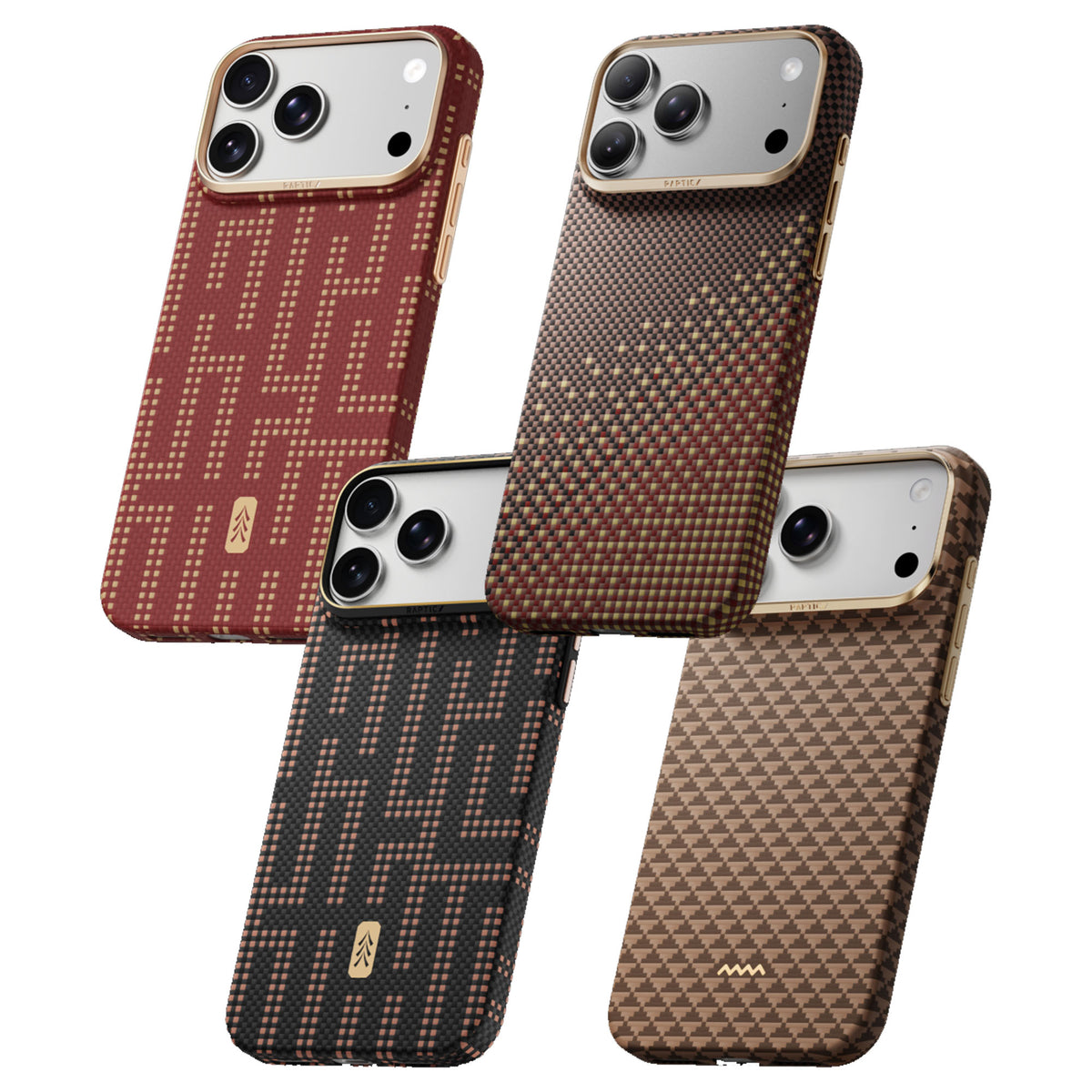 RAPTIC Aramid Skin Magnetic Case for iPhone 18 Pro Max / 18 Pro / 17 Pro Max / 17 Pro with Camera Control Buttons