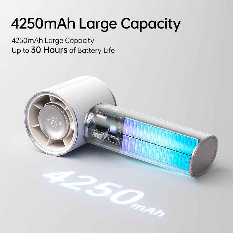 JisuLife PRO1 MINI Handheld Fan 4250mAh 30H Runtime with Magnetic Aroma Pad