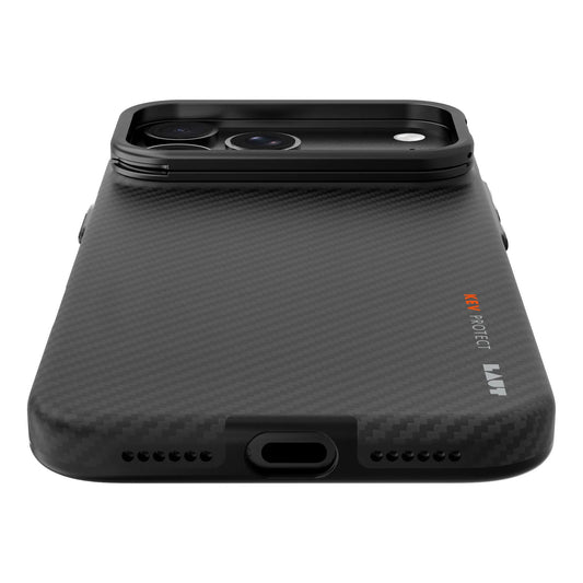 LAUT Kev Protect Aramid Fiber Magnetic Case for iPhone 18 Pro Max / 18 Pro / 17 Pro Max / 17 Pro
