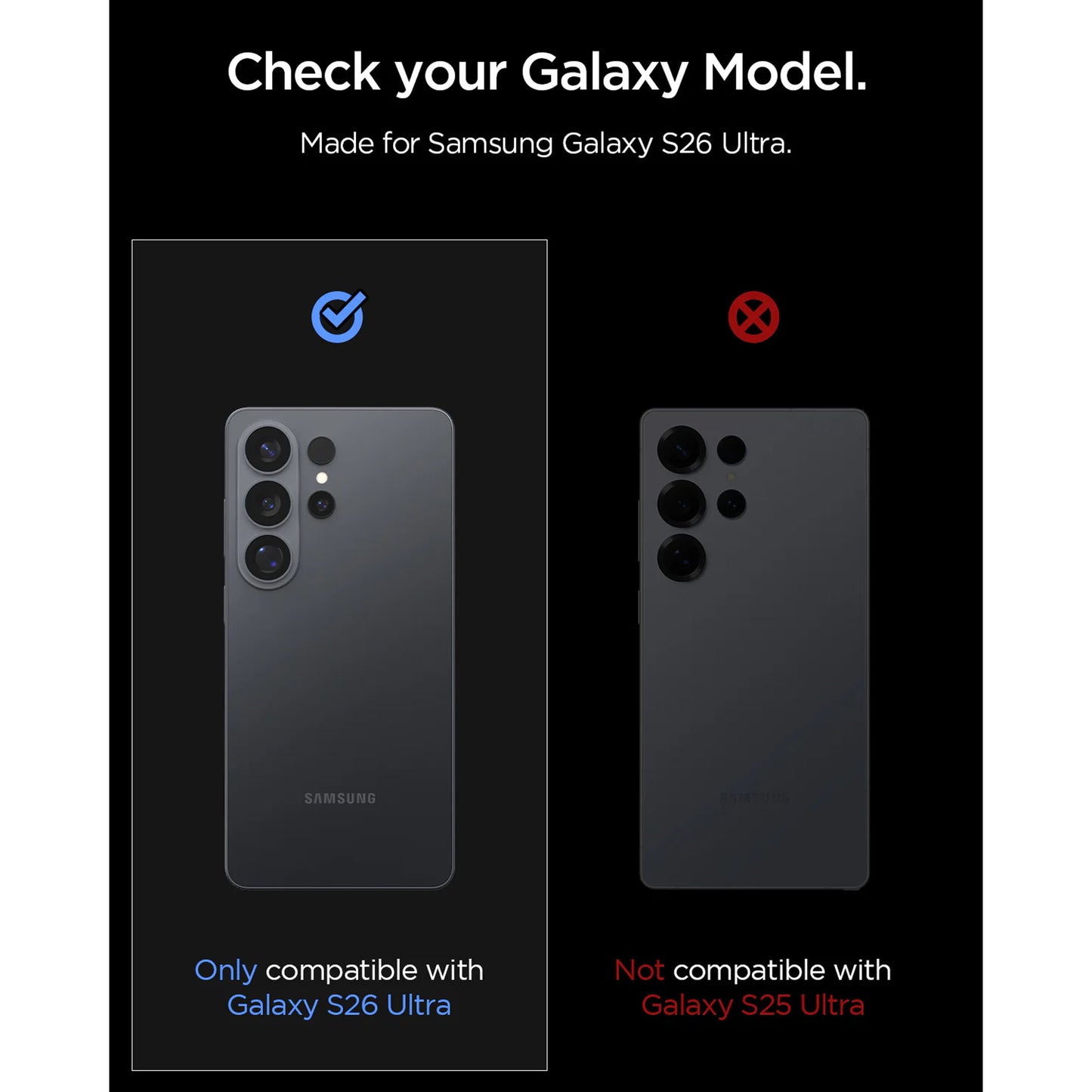 [2 PACK] Spigen Glas.tR EZ Fit Optik Pro HD for Samsung Galaxy S26 Ultra / S25 Ultra / S24 Ultra