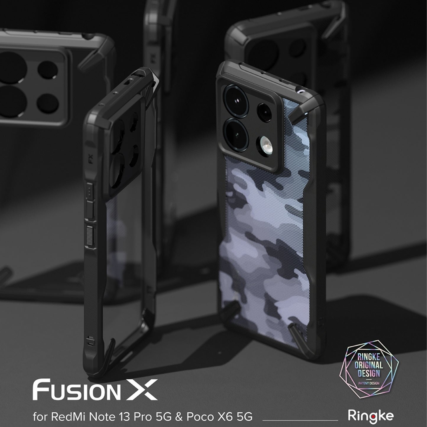 RINGKE Fusion X for Xiaomi Redmi Note 13 Pro / Poco X6 Pro Protective Grip Case