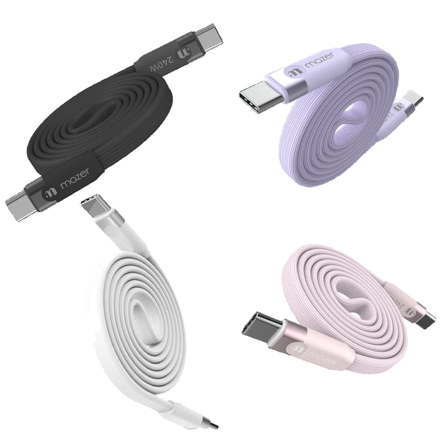 Mazer Infinite LINK Cobra3 USB-C to USB-C Magnetic Organizer Fast Charging 240W PD3.1 Fast Charging