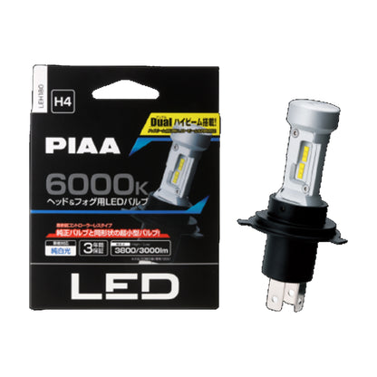PIAA 4TH GEN Ultra Compact 6000K LED Bulb for H4/HB3/HB4/HIR1/HIR2/H8/H9/H11/H16 - Forexengineer -Malaysia- 4960311056980-4960311056997-4960311057000