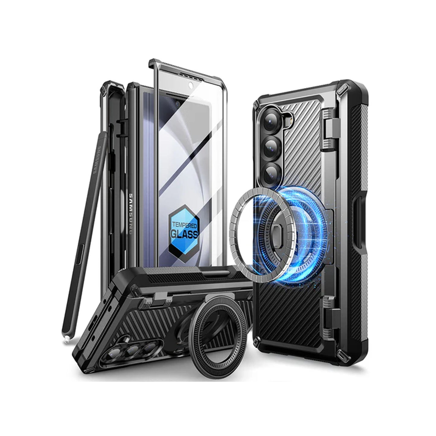 Supcase Unicorn Beetle MAG for Samsung Galaxy Z Fold 6 - Built-in Screen Tempered Glass and Magsafe Compatible