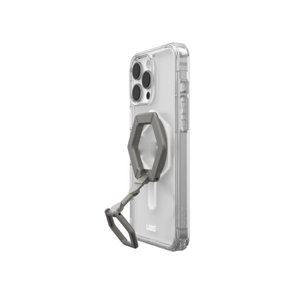 UAG Plyo MagSafe Bundle - Ice White Case + Titanium Ring Stand for iPhone 16 Pro Max - Forexengineer -Malaysia