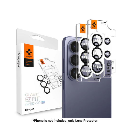 [2 PACK] Spigen Glas.tR EZ Fit Optik Pro HD for Samsung Galaxy S26 Ultra / S25 Ultra / S24 Ultra