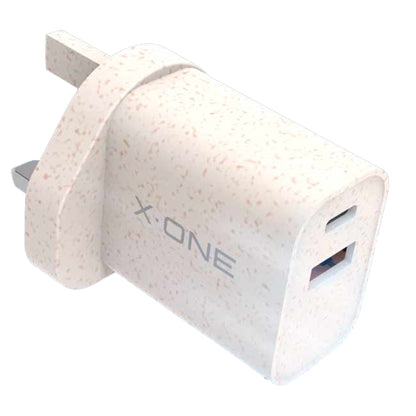 X.One Eco Charger 30W PD 3.0 & QC 4+ Dual Port Fast Charger Adapter Wall Charger - Forexengineer -Malaysia- 6487922958987
