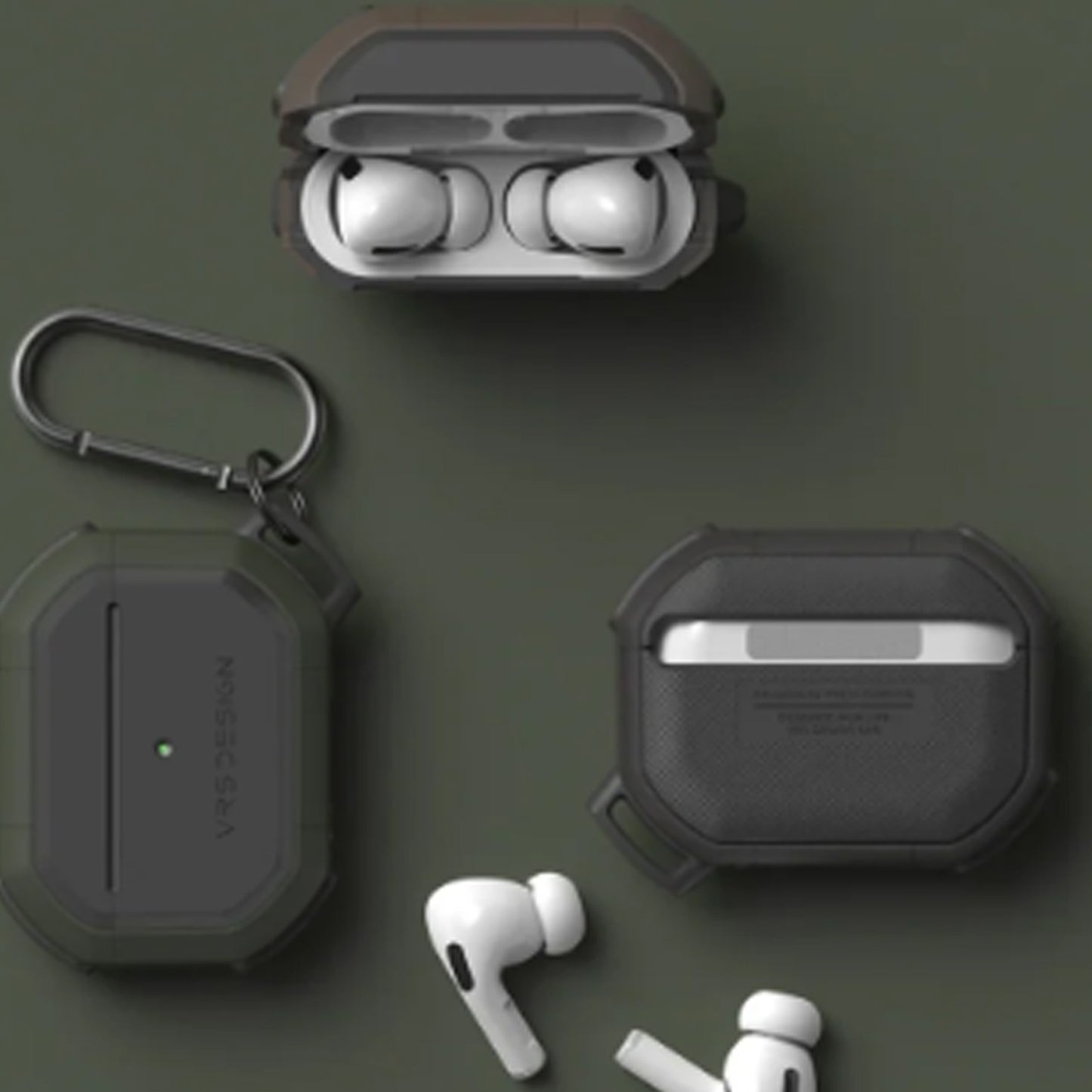 VRS Design Active Case for AirPods Pro - Carabiner Included