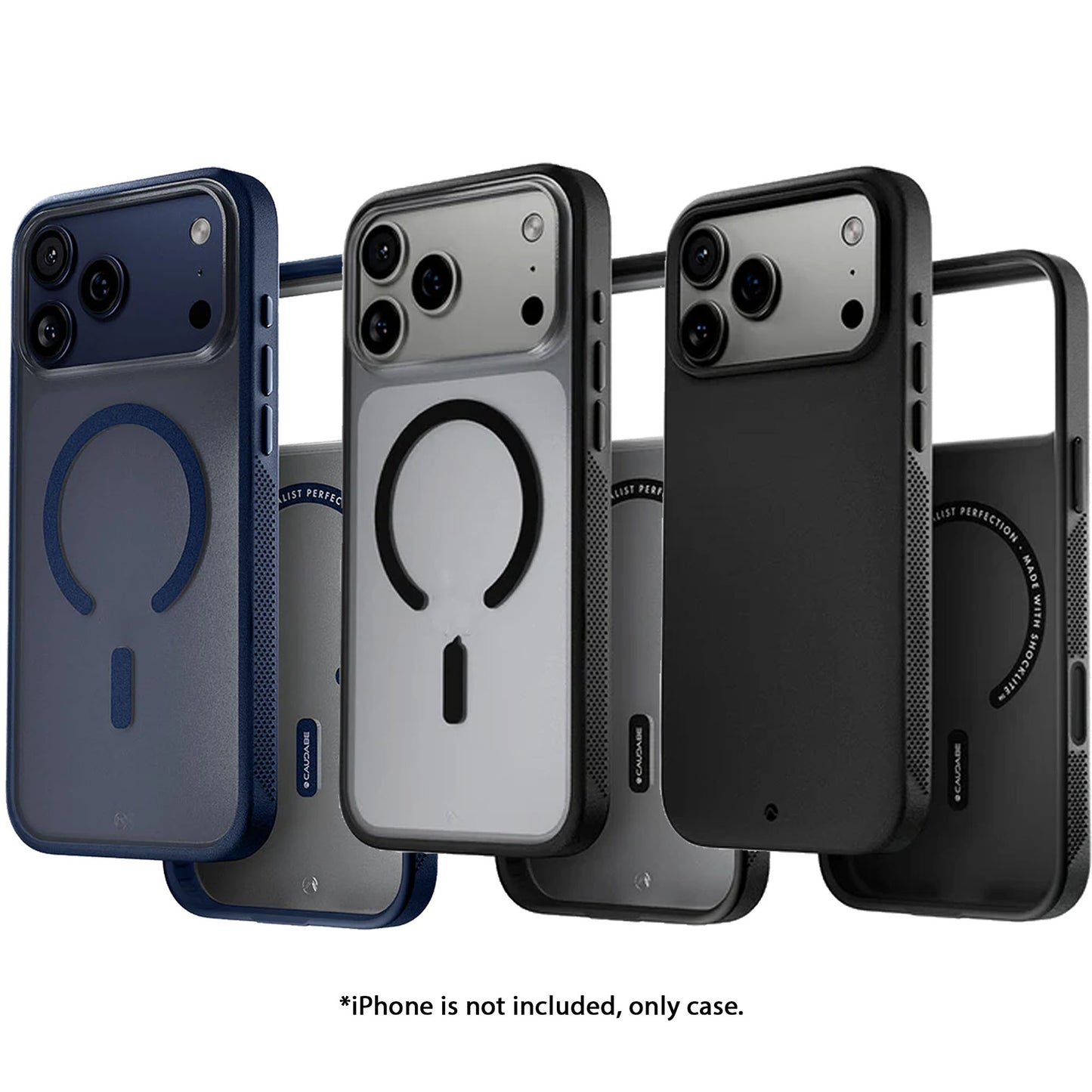 Caudabe Synthesis for iPhone 17 Series - Magnetic Case with Camera Control Button