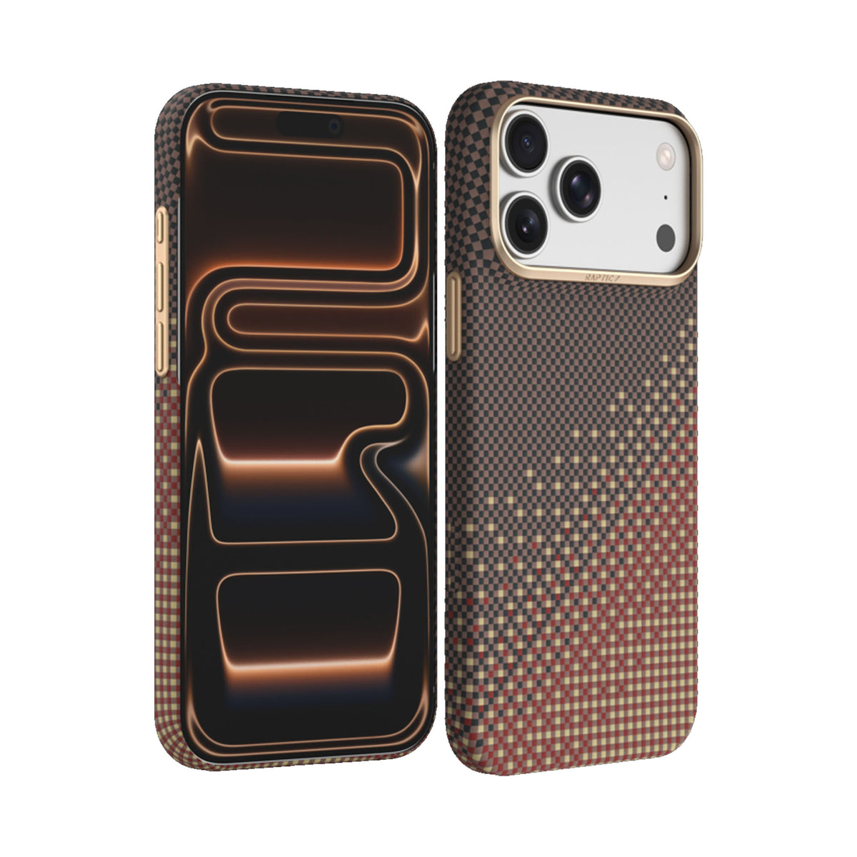 RAPTIC Aramid Skin Magnetic Case for iPhone 18 Pro Max / 18 Pro / 17 Pro Max / 17 Pro with Camera Control Buttons