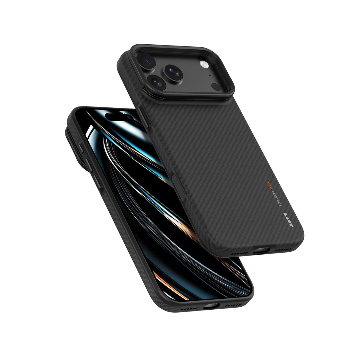 LAUT Kev Protect Aramid Fiber Magnetic Case for iPhone 18 Pro Max / 18 Pro / 17 Pro Max / 17 Pro