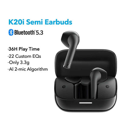SOUNDCORE K20i By Anker Up to 36 hours Playtime with Clear Call Quality Wireless Bluetooth Earbuds