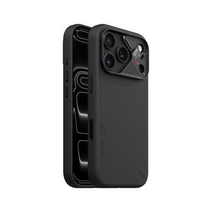 AULUMU A18 Particle Vegan Leather Case for iPhone 18 Pro Max / 18 Pro / 17 Pro Max / 17 Pro with Camera Control Button